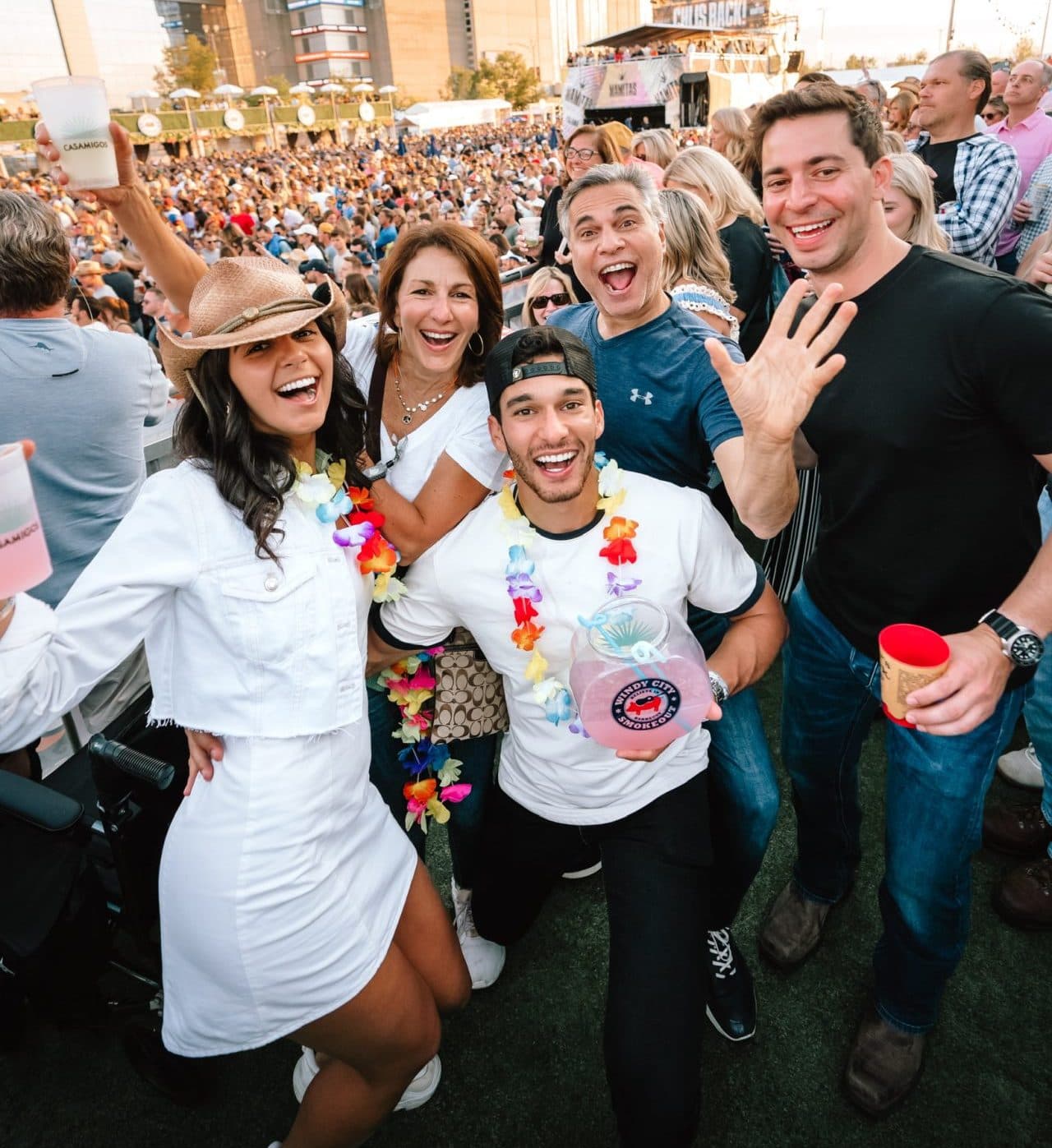 VIP area at Lone Star smokeout